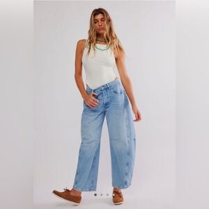 Free People Venus Barrel Jeans